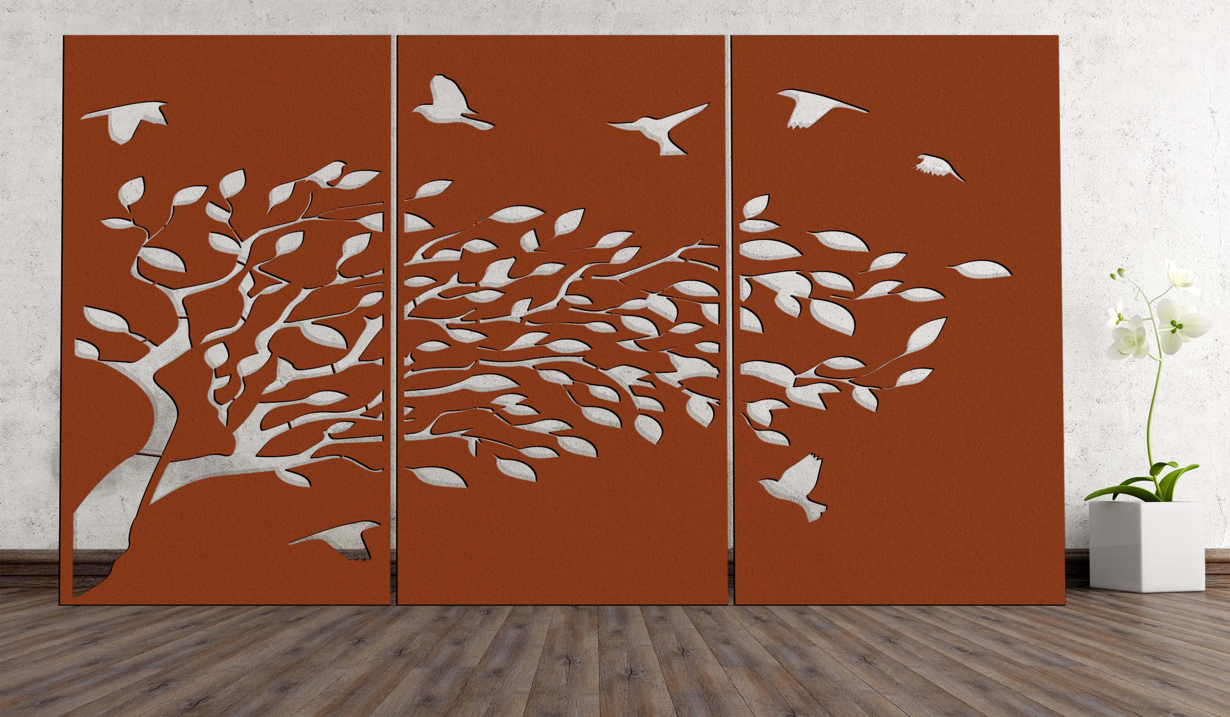 Birds of Spring (3 Panels)