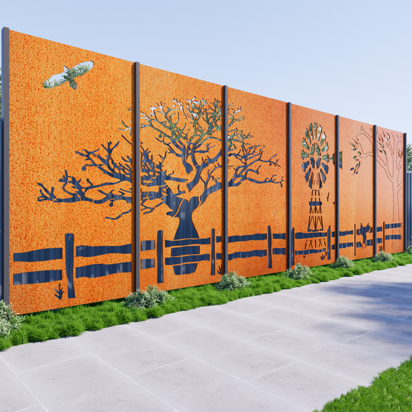 Windmill Bottle Tree (6 Panels)