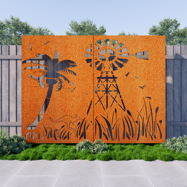 Windmill Paradise (2 Panels)