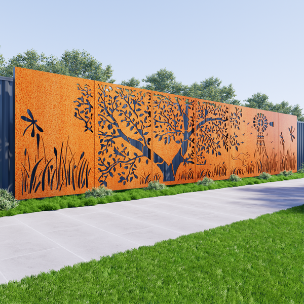 Branch Out Windmill Kangaroo Dragonfly  (7 Panels)