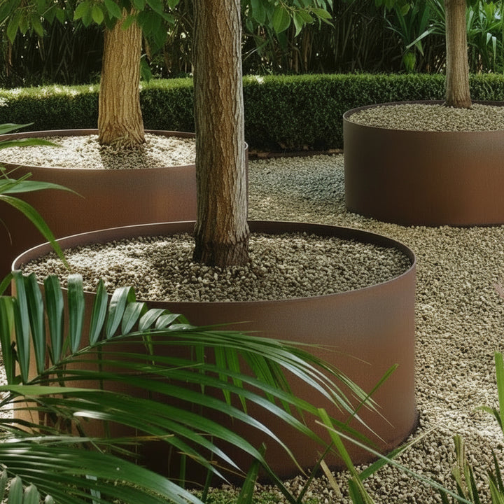 Halora Metal Garden Edging Border | Premium Planter Ring – Metal Decor Aus